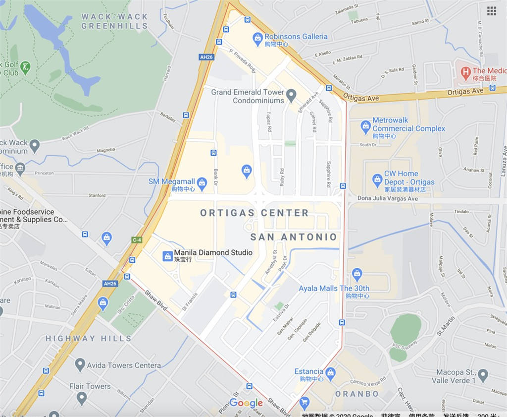 菲律宾马尼拉三大CBD之 – Ortigas Center