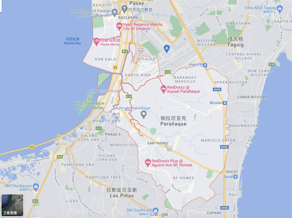 菲律宾马尼拉大都会（Metro Manila）城市介绍之 – Parañaque