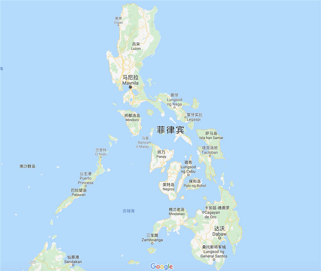 菲律宾群岛地理位置图片